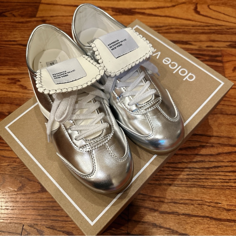 Steve Madden Women's Silver Sneakers